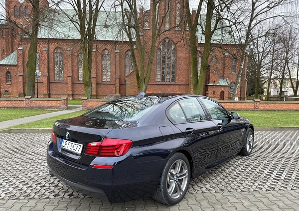 BMW Seria 5 cena 79500 przebieg: 83000, rok produkcji 2014 z Ryki małe 704